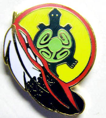Native American Turtle Hat Pin